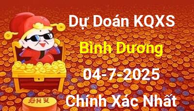 Dự đoán XSBD 04/7/2025 - Soi cầu xổ số Bình Dương 04/7 thứ 6