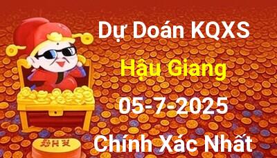 Dự đoán XSHG 05/7/2025 - Soi cầu xổ số Hậu Giang ngày 05/7 thứ 7