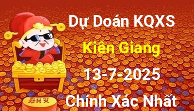 Dự đoán XSKG 13/7/2025 - Soi cầu xổ số Kiên Giang 13/7 chủ nhật